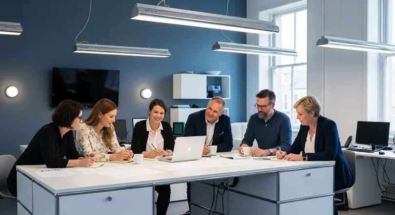 Team collaboration meeting